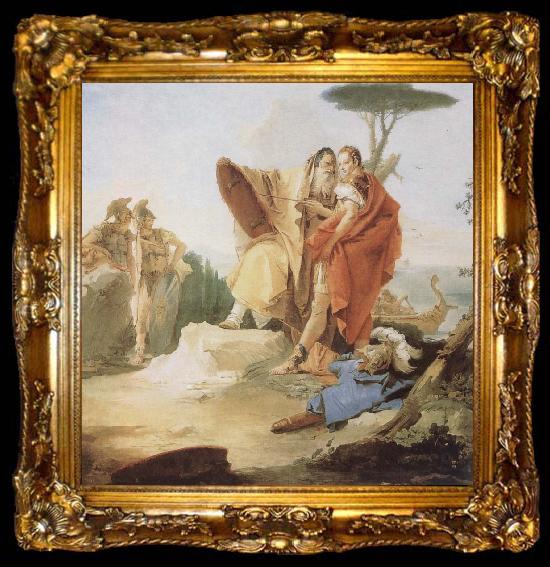 framed  Giambattista Tiepolo Recreation by our Gallery, ta009-2